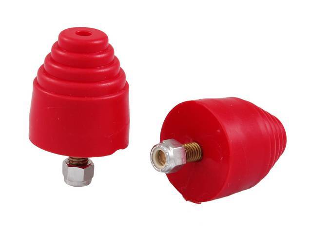 Suspension Bumpers, Polyurethane, 2 1/8 Tall, Red