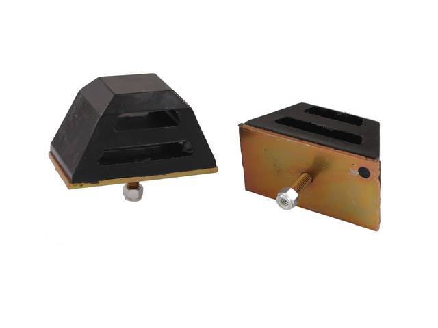 Suspension Bumpers, Polyurethane, 2 1/2 Tall, Black