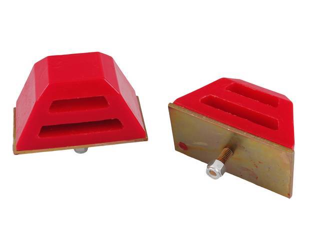 Suspension Bumpers, Polyurethane, 2 1/2 Tall, Red