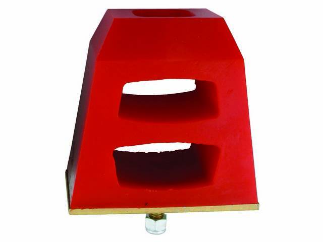 Suspension Bumpers, Polyurethane, 4 1/2 Tall, Red