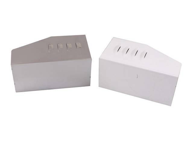 Front Frame Rail Extension Covers, Stainless Steel