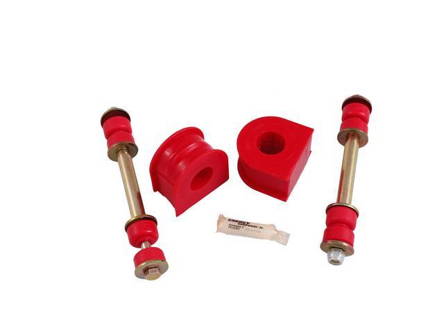 Front Sway Bar Bushing Kit, Polyurethane, 29mm Bar, Red