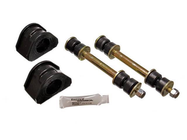 Front Sway Bar Bushing Kit, Polyurethane, 33mm Bar, Black