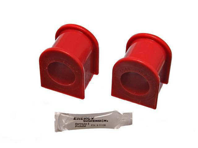 Front Sway Bar Frame Bushings, Polyurethane, 36mm, Red