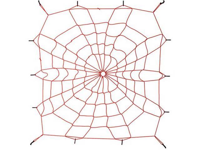 Spidy Gear Bed Web, Large Red