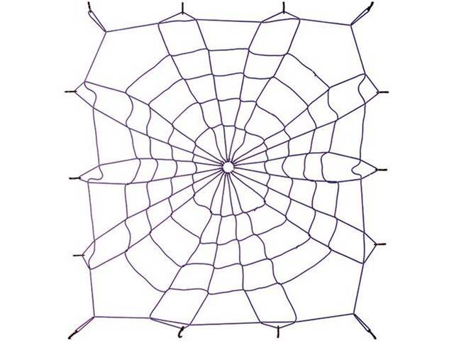 Spidy Gear Luggage Web, Small Blue