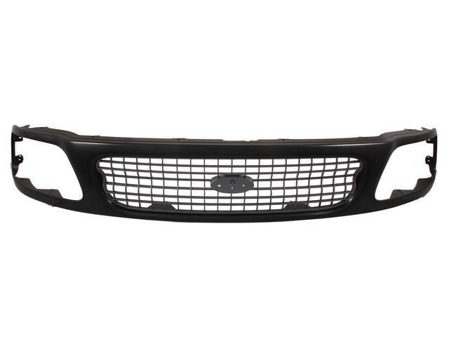 Radiator Grille, Black and Gray