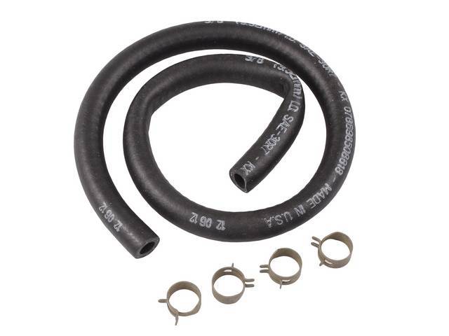 Fuel Hose Kit, Rubber, 3/8