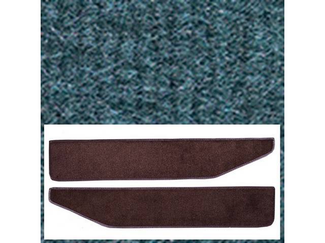 Door Panel Carpets, Nylon Cut Pile, Medium Blue