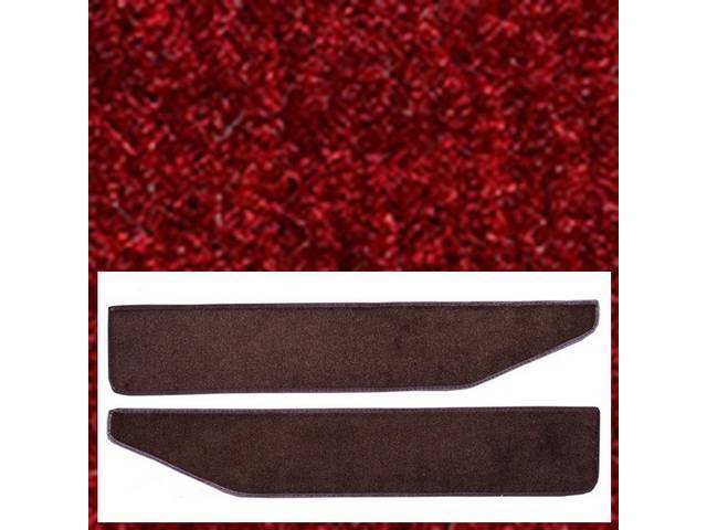 Door Panel Carpets, Nylon Cut Pile, Red