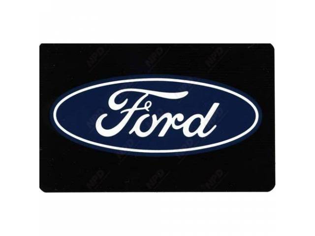 Ford Oval Custom Battery Decal