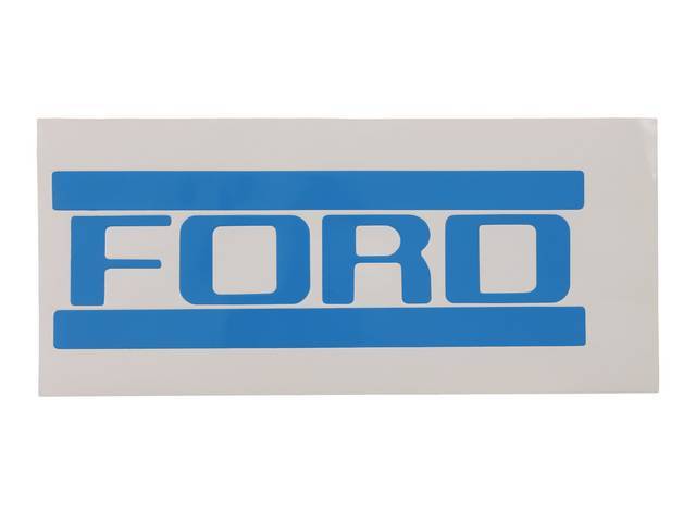 FORD Tailgate Transfer Emblem, Blue