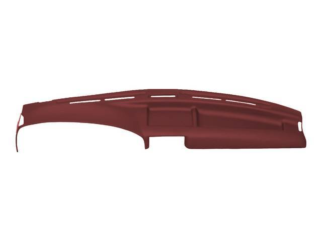 ULTIMAT, Custom Molded Dash Cover, Maroon