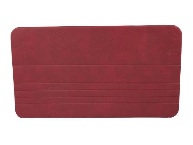 Door Panels, Original Small Style, Oxen Grain Vinyl, Maroon