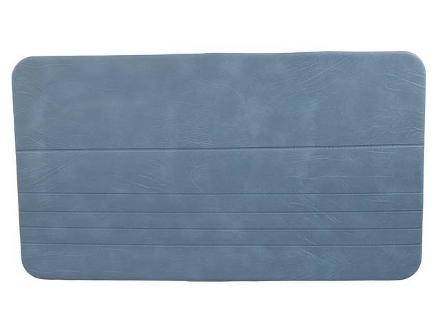 Door Panels, Original Small Style, Oxen Grain Vinyl, Medium Blue