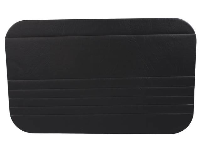 Door Panels, Original Large Style, Oxen Grain Vinyl, Black