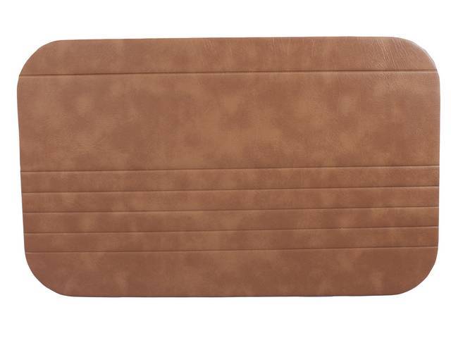 Door Panels, Original Large Style, Oxen Grain Vinyl, Saddle