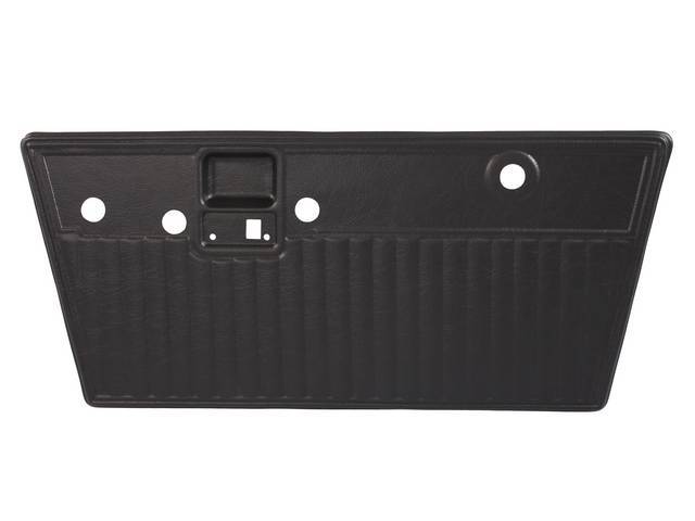 DOOR PANELS, Replacement Pleated Style, Black