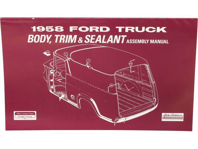 Body & Interior Assembly Manual, 1958 F-Series Truck