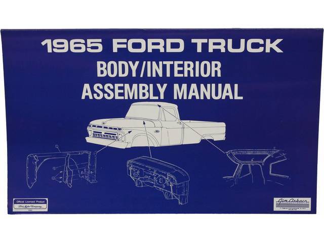 Body & Interior Assembly Manual, 1965 F-Series Truck