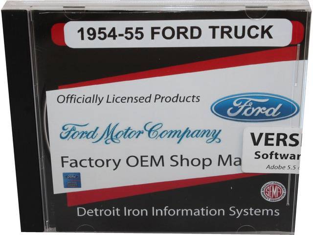 Shop Manual on USB Drive,1954-1955 Ford Truck