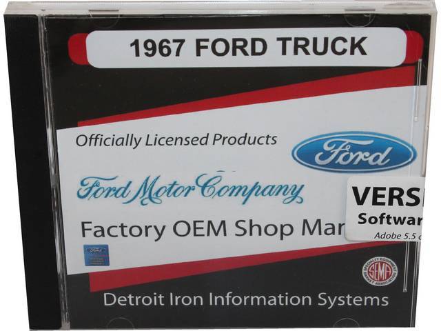 Shop Manual on USB Drive, 1967 Ford Truck and Bronco