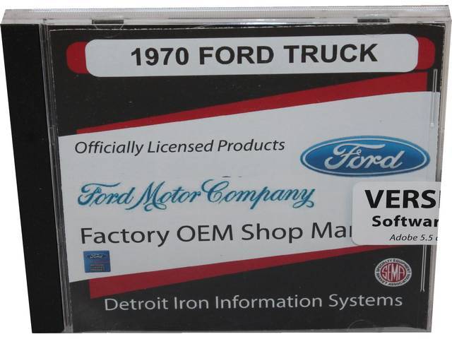 Shop Manual on USB Drive, 1970 Ford Truck and Bronco