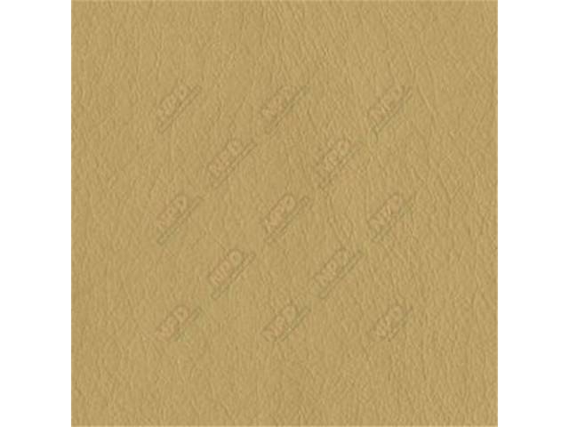 Front Bench Seat Upholstery Set, Standard, Gold (Chamois) Vinyl With Gold (Chamois) Vinyl Inserts