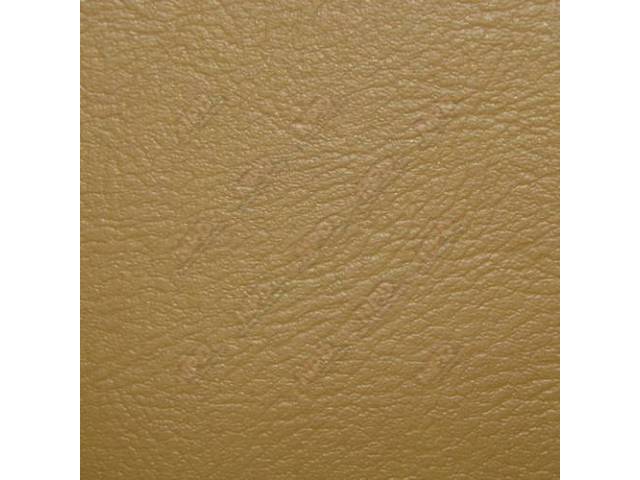 Front Bench Seat Upholstery Set, Standard, Sand Vinyl With Sand Vinyl Inserts