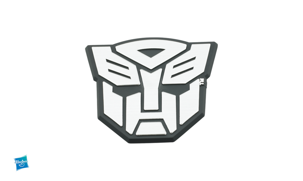 DefenderWorx Autobot Trunk Badge Black And Chrome 900485