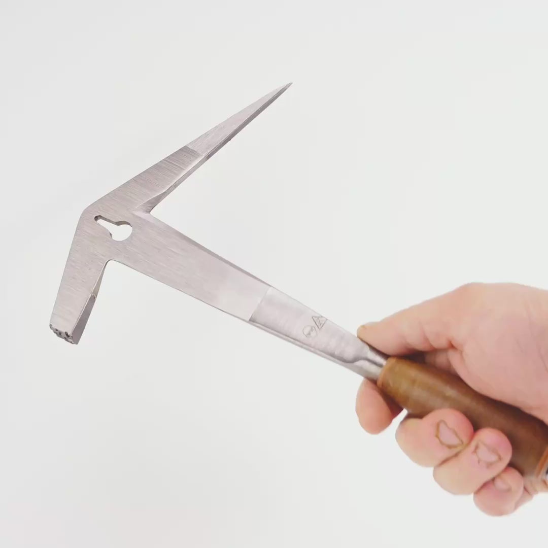 Picard 207 Right-Handed Slate Tiler's Hammer with Steel Handle, 500g