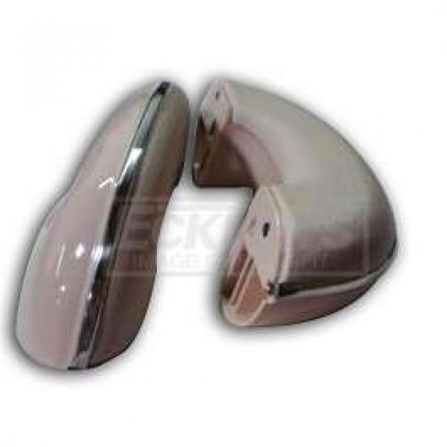 Chevy Door Armrests, 150 & 210, Beige, 1955-1956