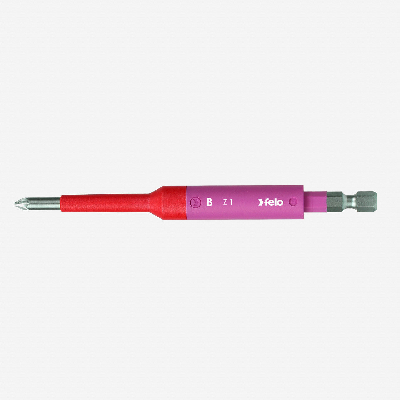 Felo Insulated Plus-Minus (PZ/SL) VDE Safety Bit, #1 x 125mm