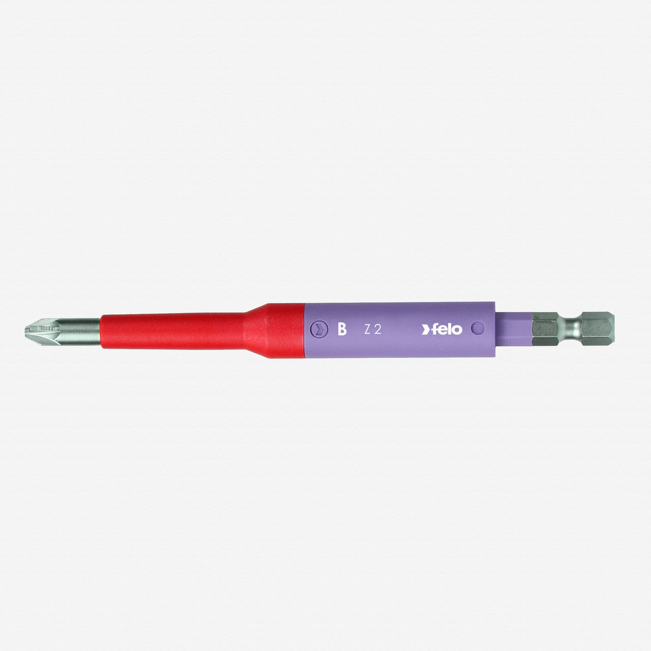 Felo Insulated Plus-Minus (PZ/SL) VDE Safety Bit, #2 x 125mm