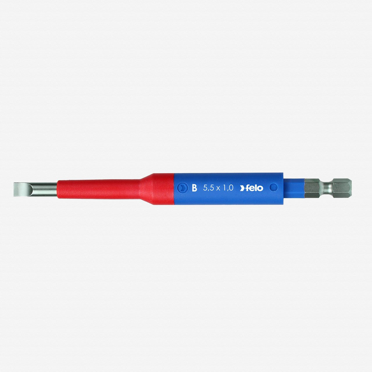 Felo Insulated Slotted VDE Safety Bit, 5.5 x 125mm
