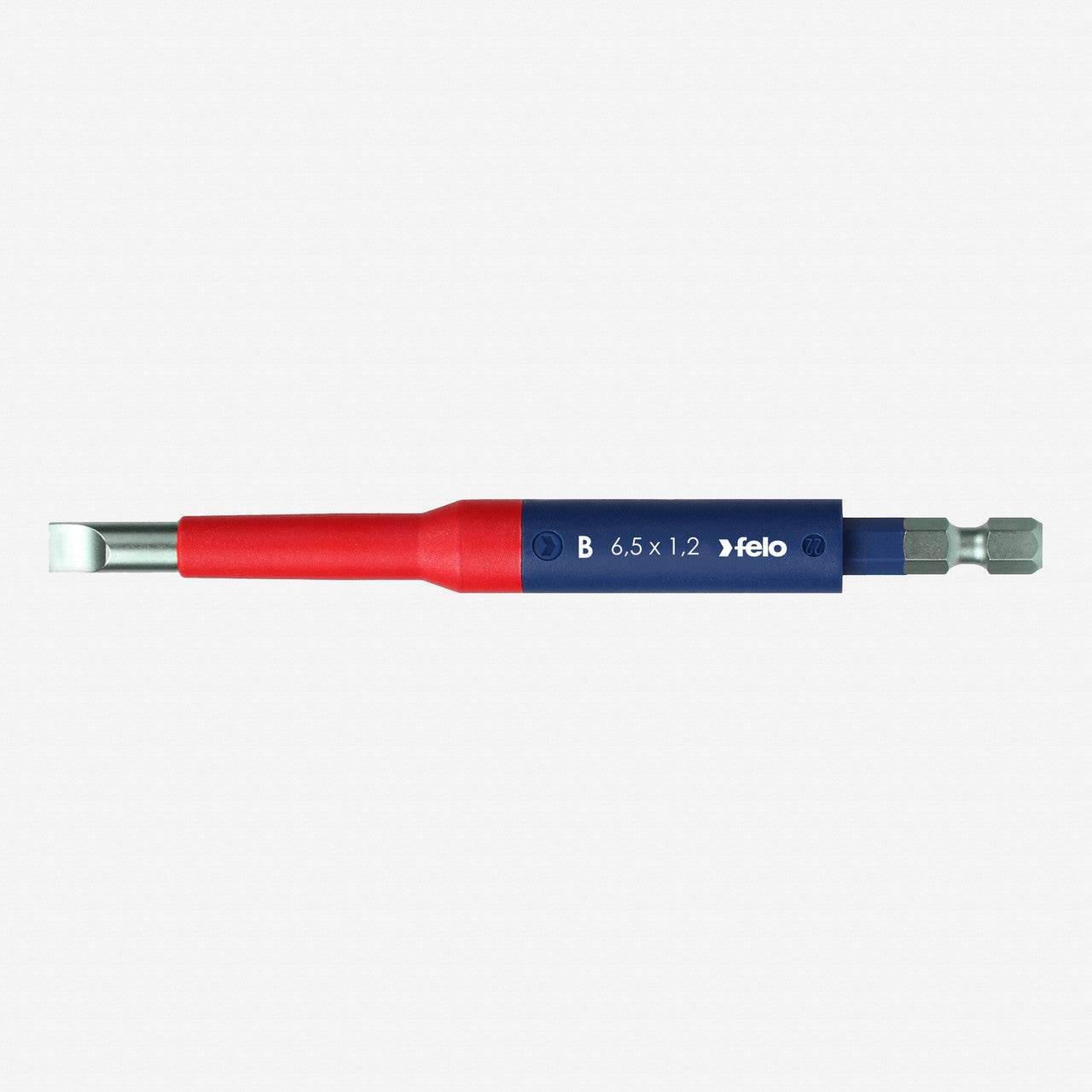 Felo Insulated Slotted VDE Safety Bit, 6.5 x 125mm