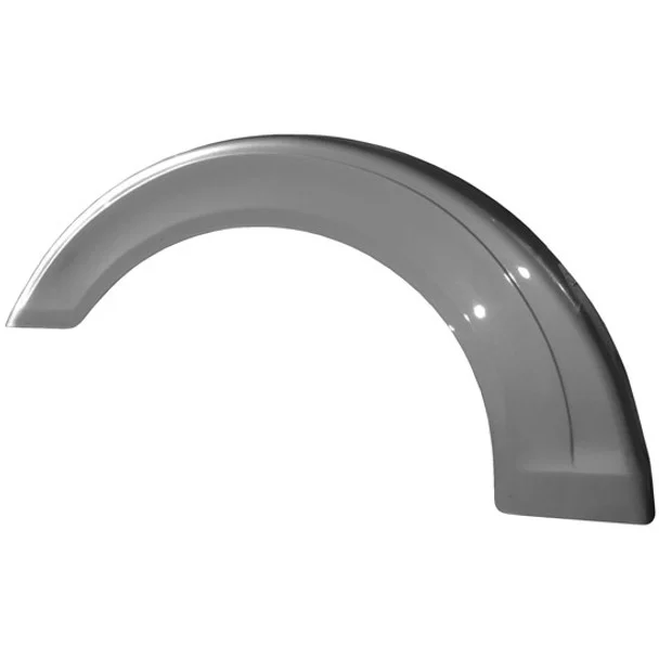 Fiberglass Gray Ribbed Front Fender – Driver Side For Peterbilt 379