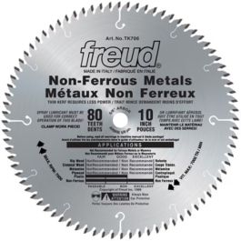 Freud 10" Blade 80T Non-Ferrous