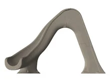 Global Pool Products Tidal Wave Pool Slide – Sandstone Granite – Left Turn with LED Light Package – GPPSTW-SAND-L-LED