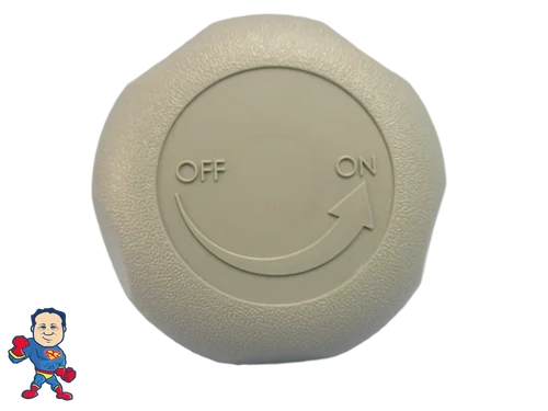 Gray Waterfall Diverter Knob 2 1/2″ for Jacuzzi Premium Spa – Replacement Control Valve Part