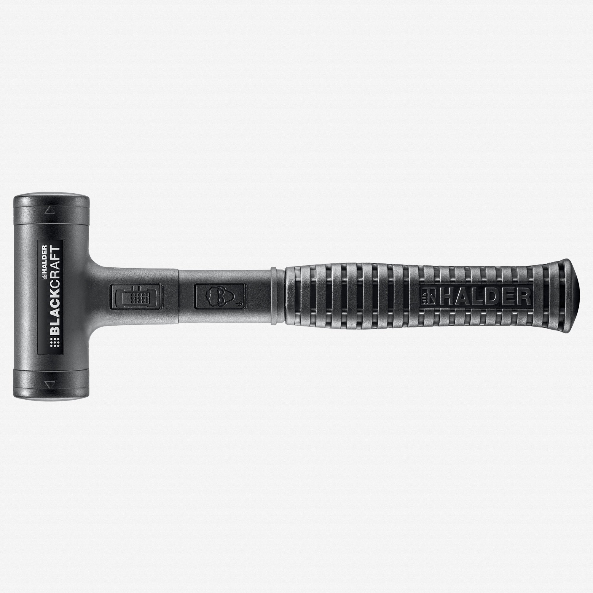 Halder Blackcraft Dead Blow Mallet with Polyurethane Cover and Steel Housing, 1.57" / 22.58 oz.