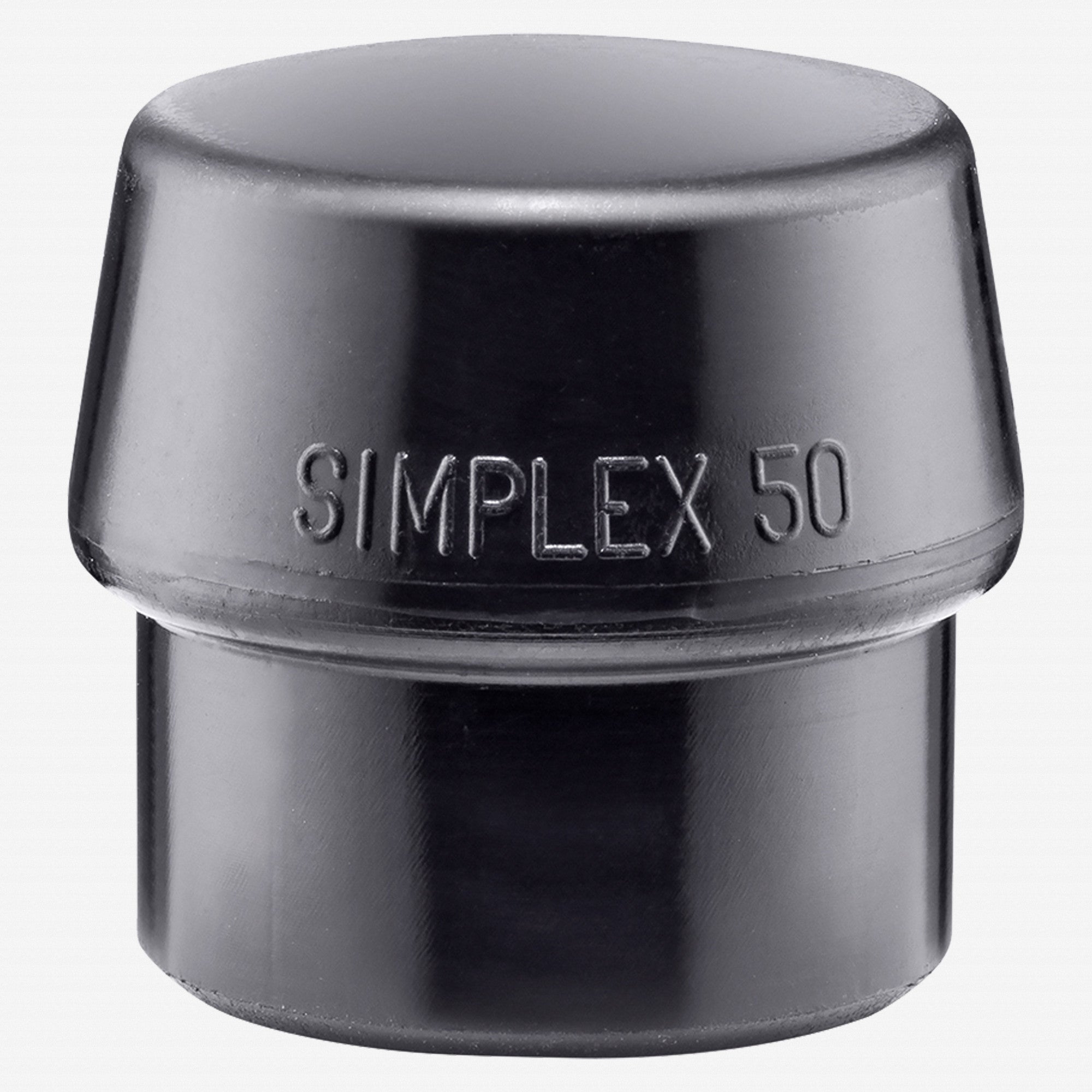 Halder Simplex Replacement Face Insert, Black Rubber, 1.97"