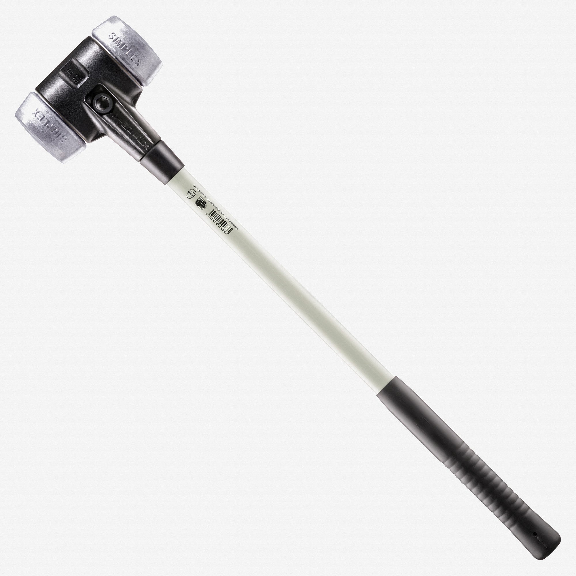 Halder Simplex Sledgehammer with Aluminum Inserts and Heavy Duty Reinforced Housing, 3.15" / 164.02 oz.