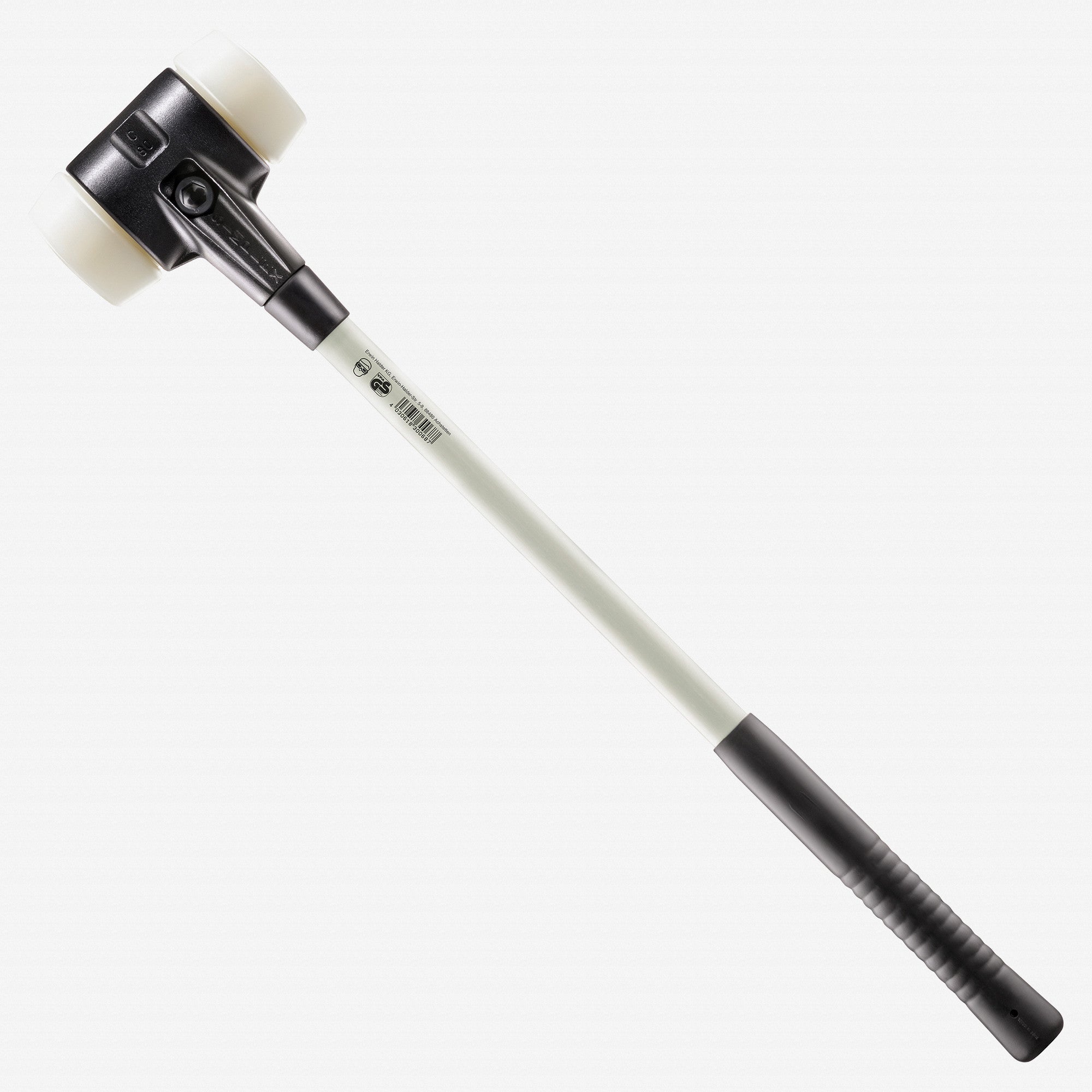 Halder Simplex Sledgehammer with Nylon Inserts and Heavy Duty Reinforced Housing, 3.15" / 128.4 oz.