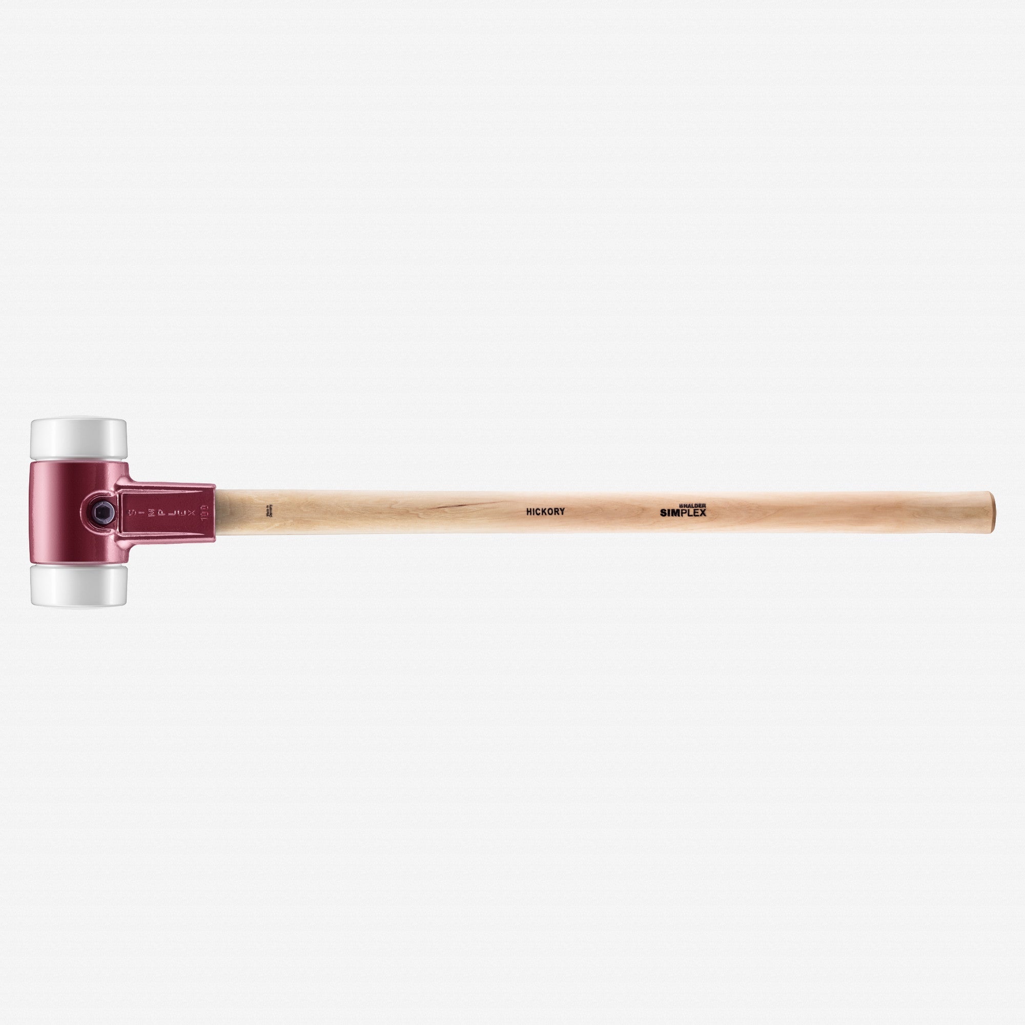 Halder Simplex Sledgehammer with Superplastic Inserts and Cast Iron Housing, 3.94"/183.42 oz.