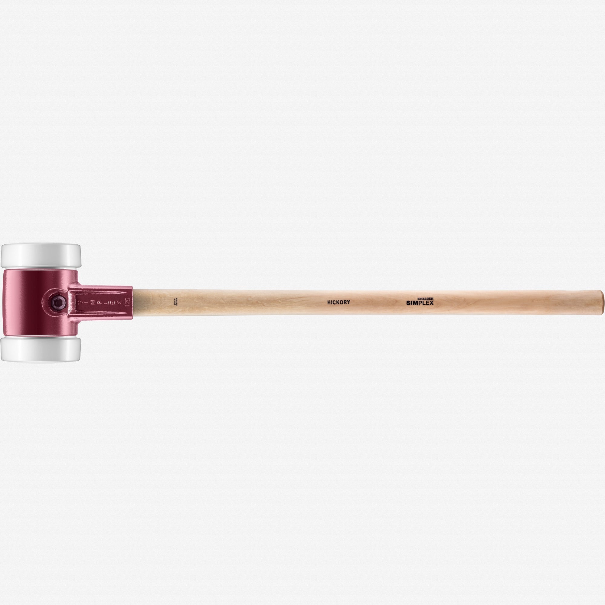 Halder Simplex Sledgehammer with Superplastic Inserts and Cast Iron Housing, 5.5"/278.66 oz.
