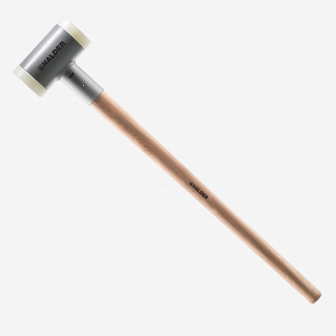 Halder Supercraft Dead Blow, Non-Rebounding "Light Duty" Forestry Sledge Hammer with Nylon Face Inserts and Steel Housing, 3.94" / 229.28 oz.