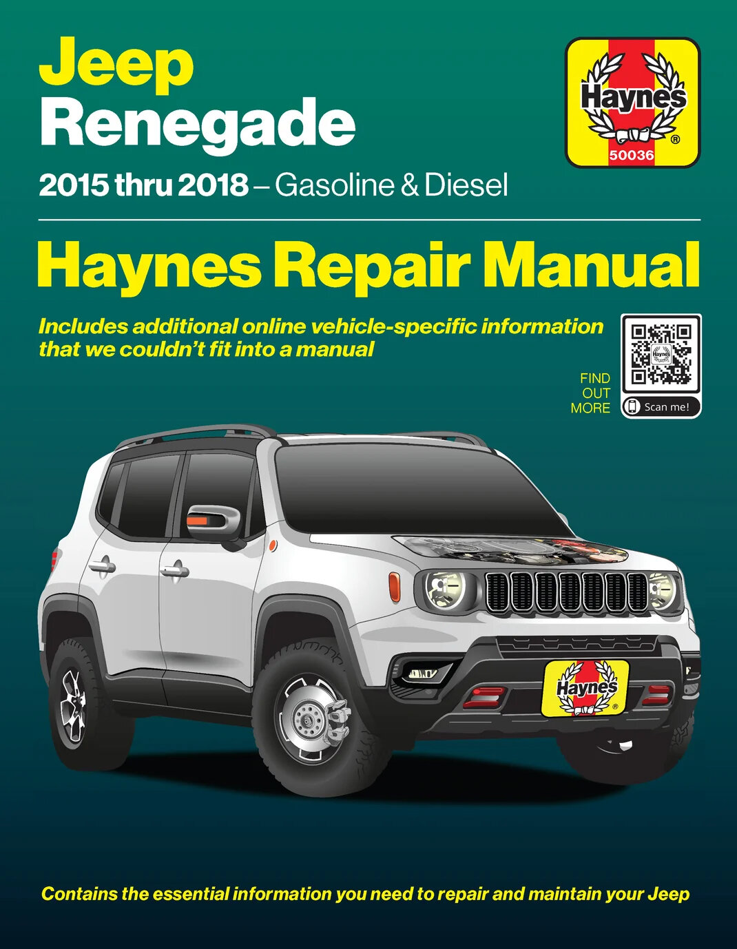 Haynes Manuals Repair Manual for 15-23Jeep Renegade BU
