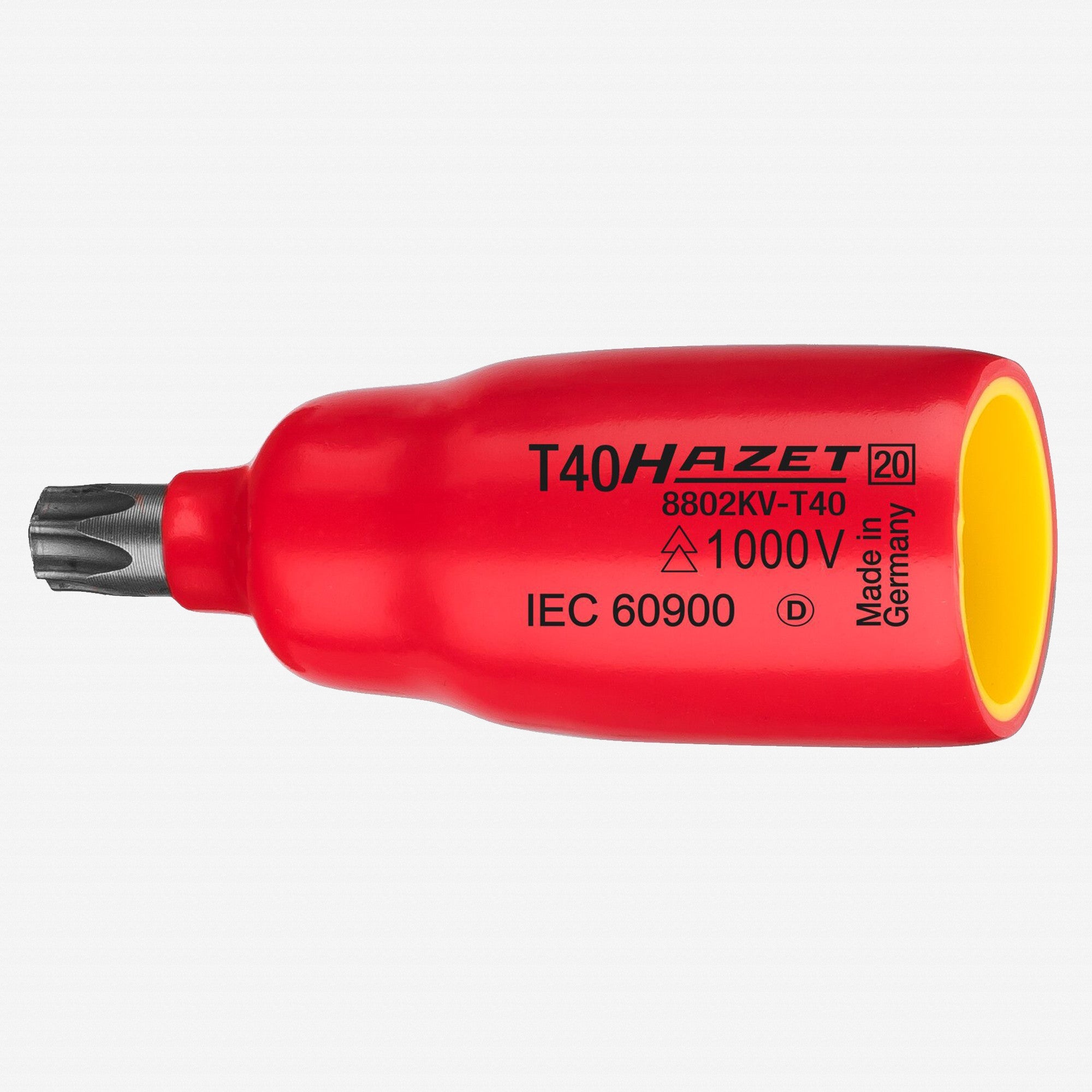 Hazet 8802KV Insulated 3/8" TORX Bit Socket - Short, T30