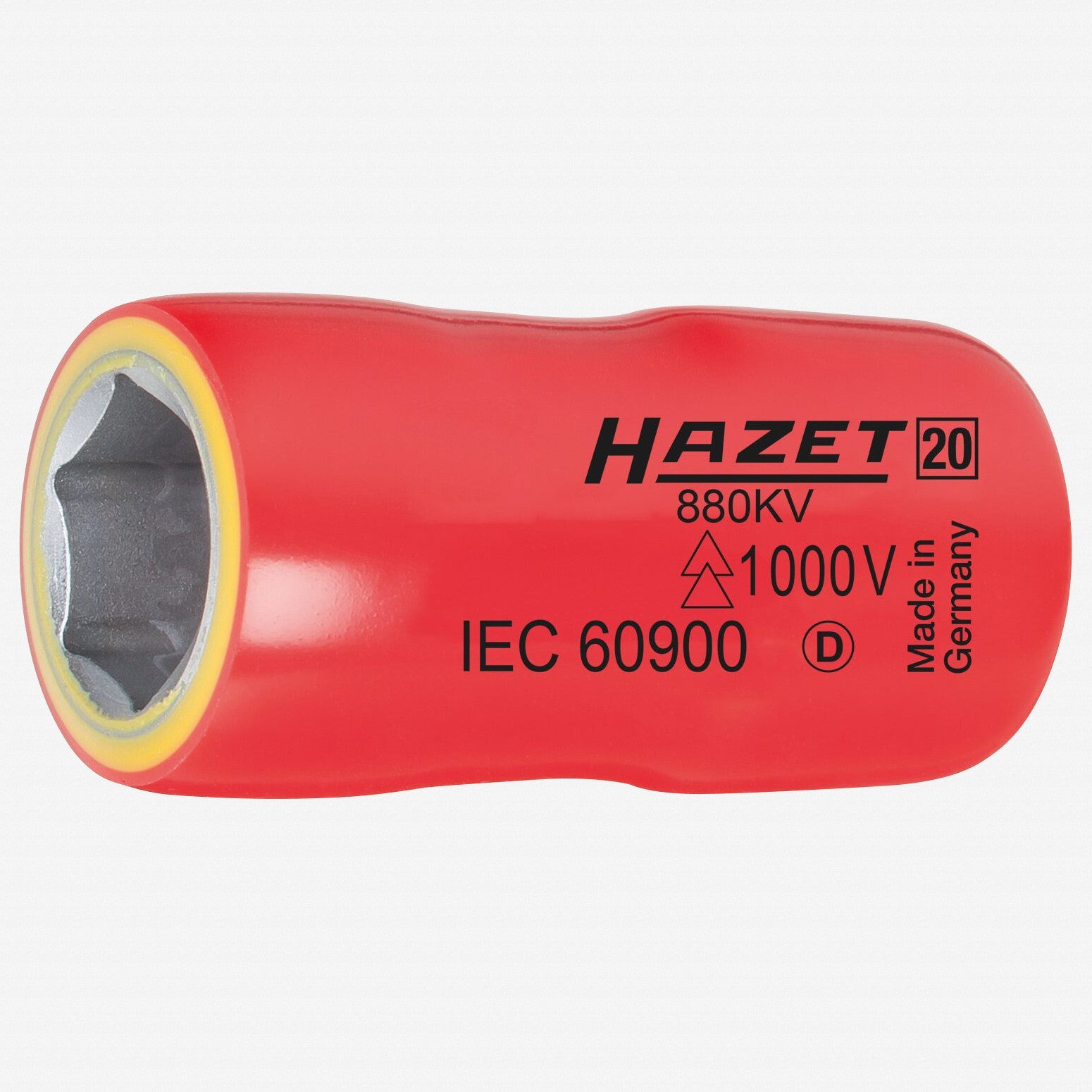 Hazet 880KV Insulated 3/8" Metric Socket, 12mm